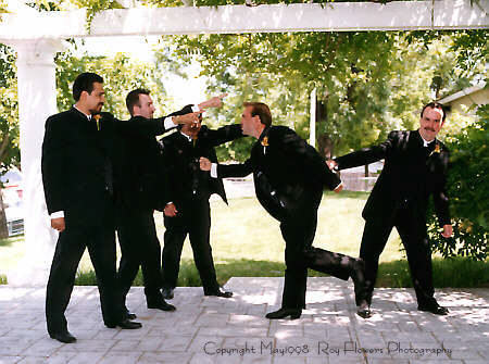 A FUN WEDDING PHOTOGRAPH This photo was taken with a medium format camera 