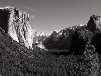 Yosemite Valley in B&W (digital), Ca.