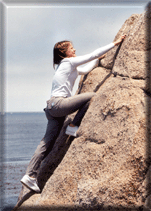 Brit Climbing Near Carmel